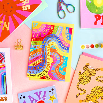Congrats Rainbow Card