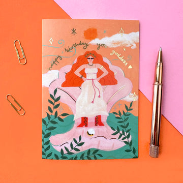 Birthday Goddess Card