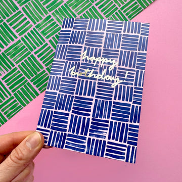 Happy Birthday Pattern Card