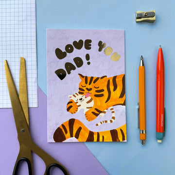Fathers Day 'Love You Dad' Card