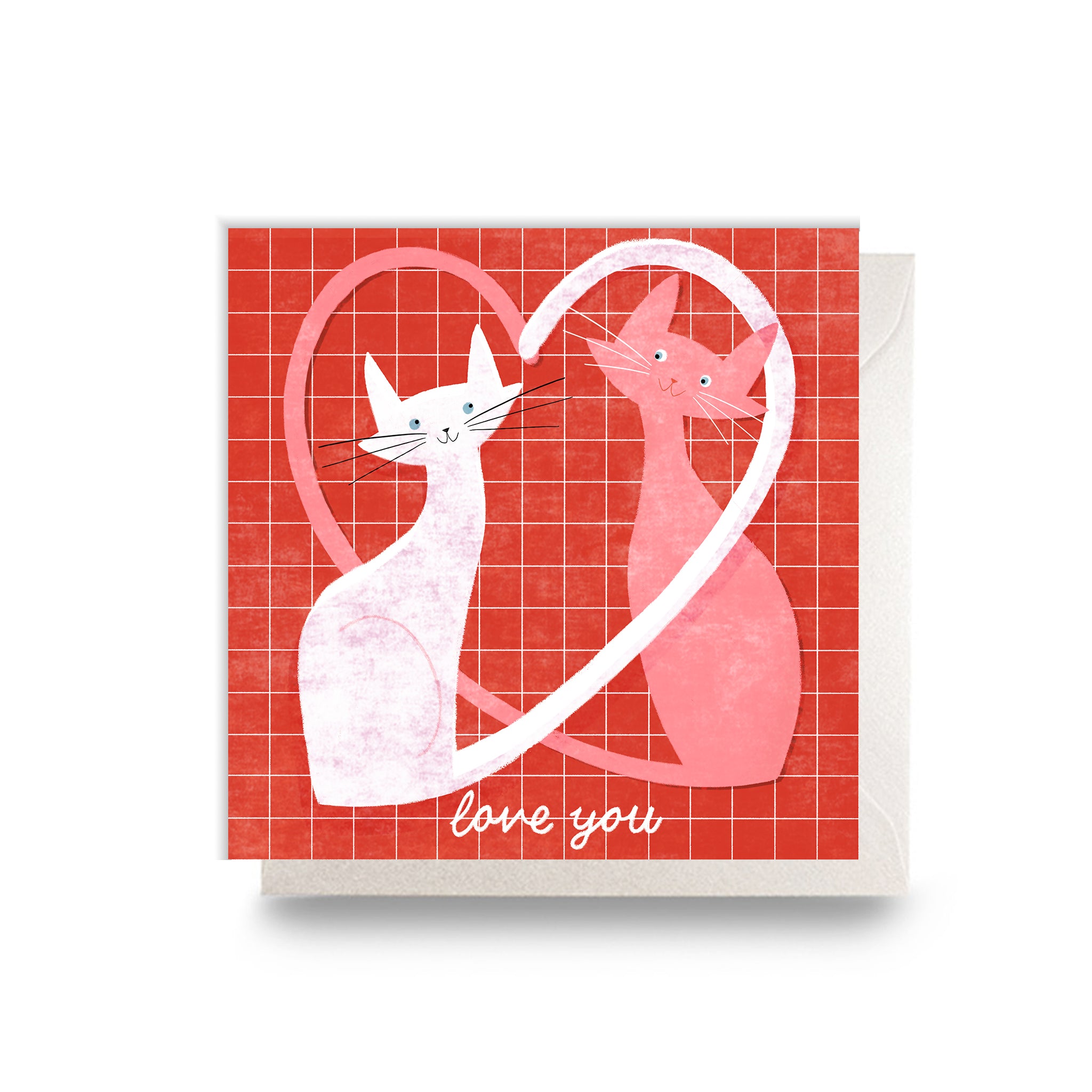 Love You Cats Greeting Card