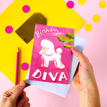 Diva Birthday Card