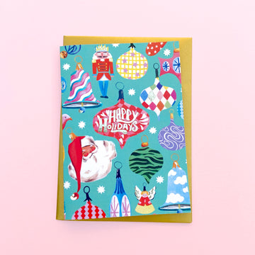 Bauble Christmas Card