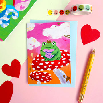 Gizza Snog Card