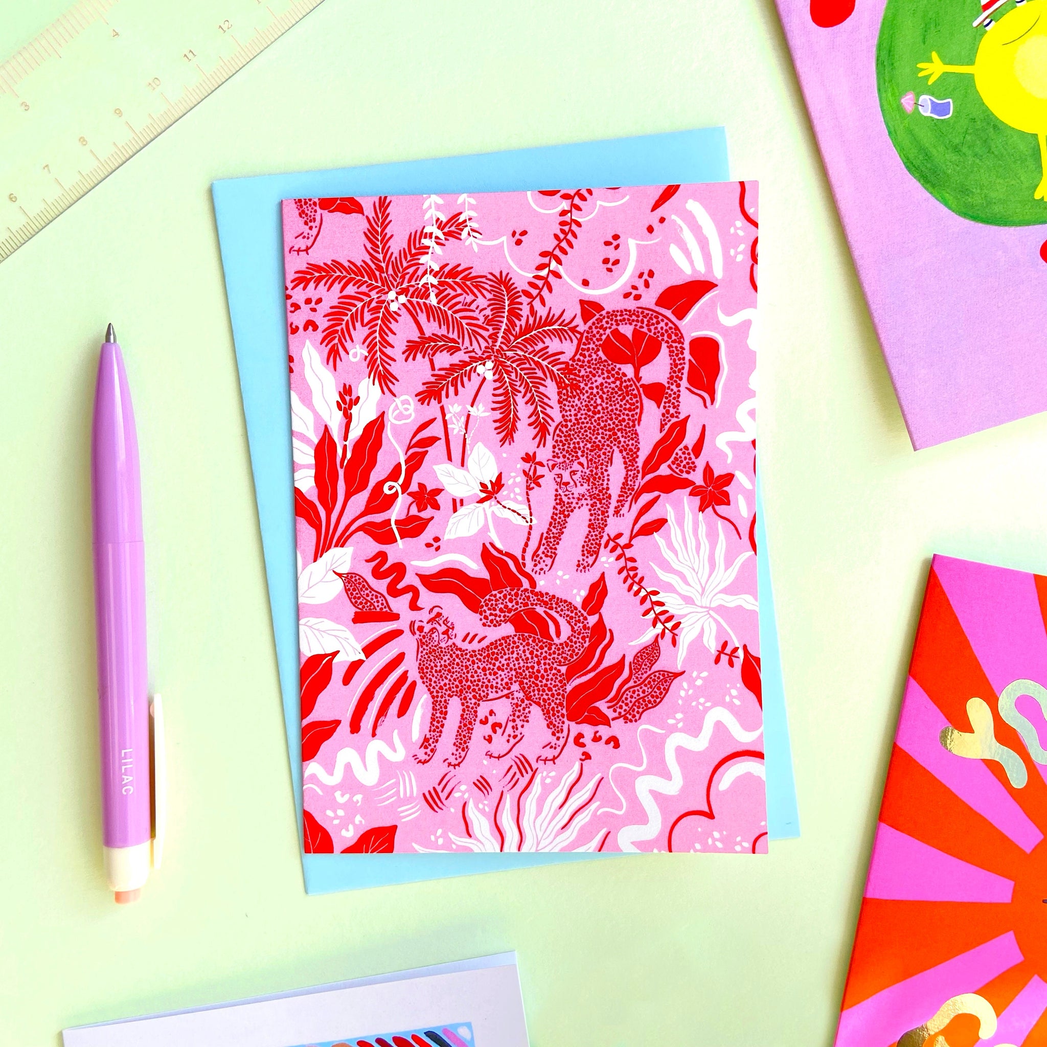 Pink Jungle Card