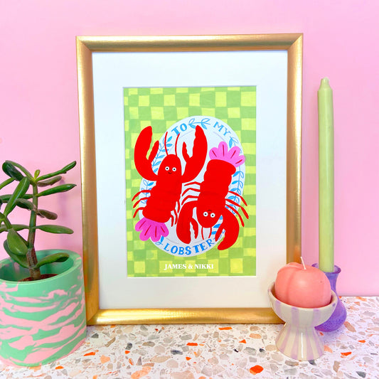 Lobster Love Print