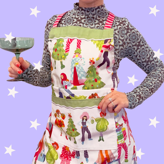 The 12 Slays Of Christmas Apron