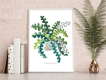 Cactus Plant Print