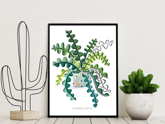 Cactus Plant Print