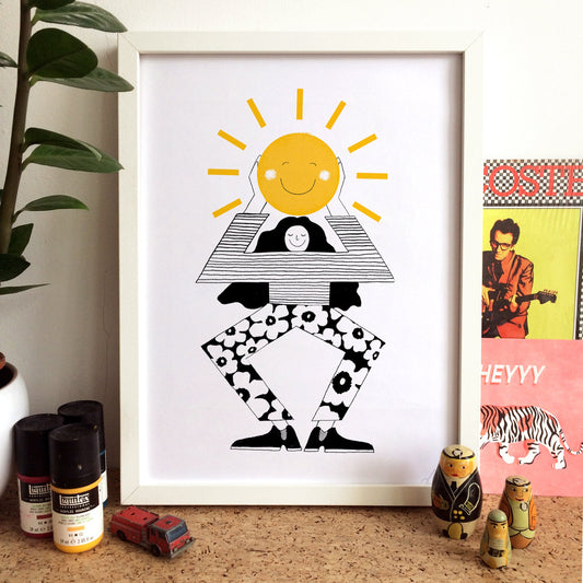 Positive Happy Art Print