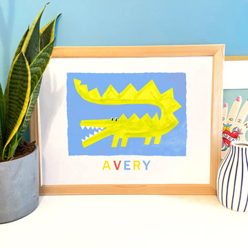 Personalised Alligator Print