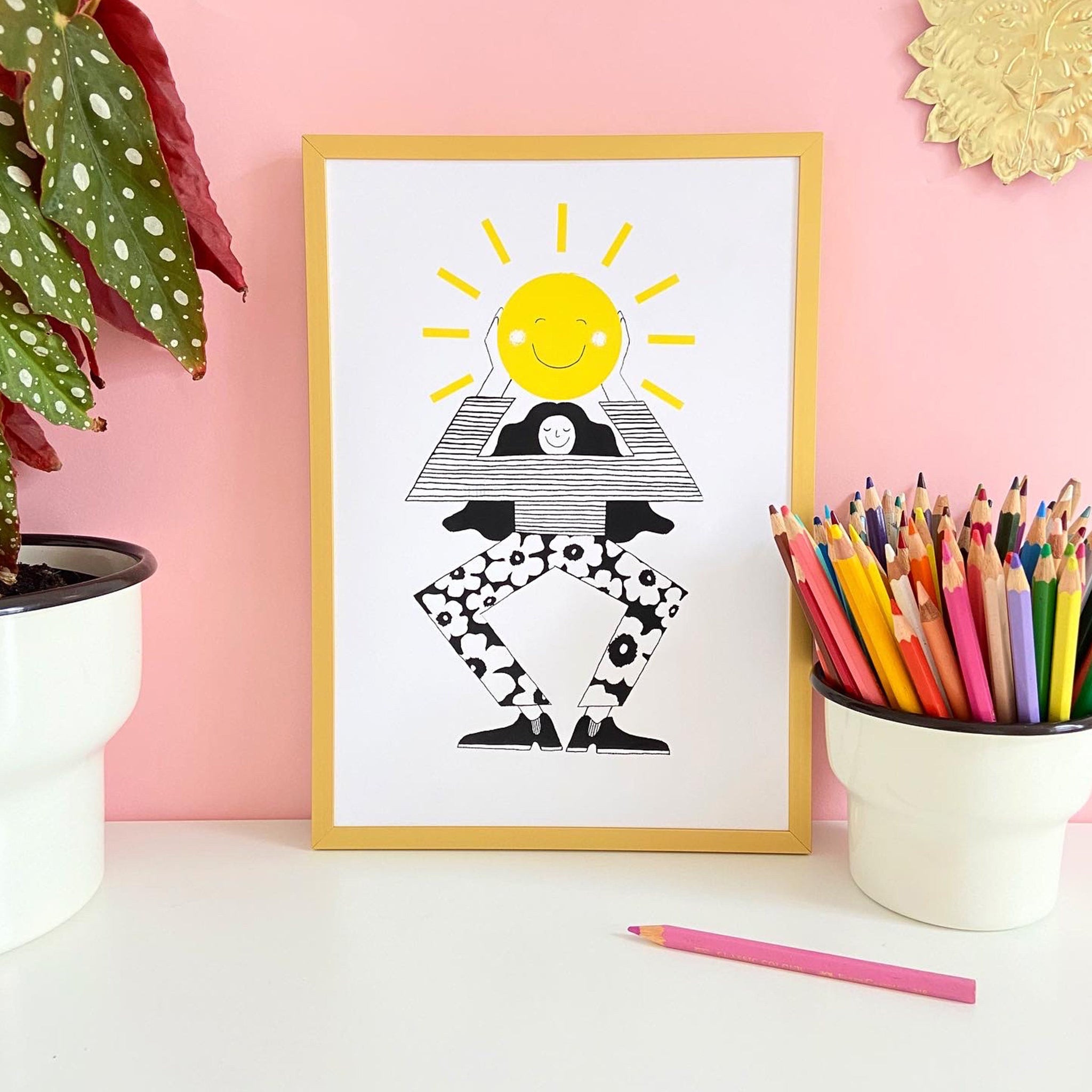 Positive Happy Art Print