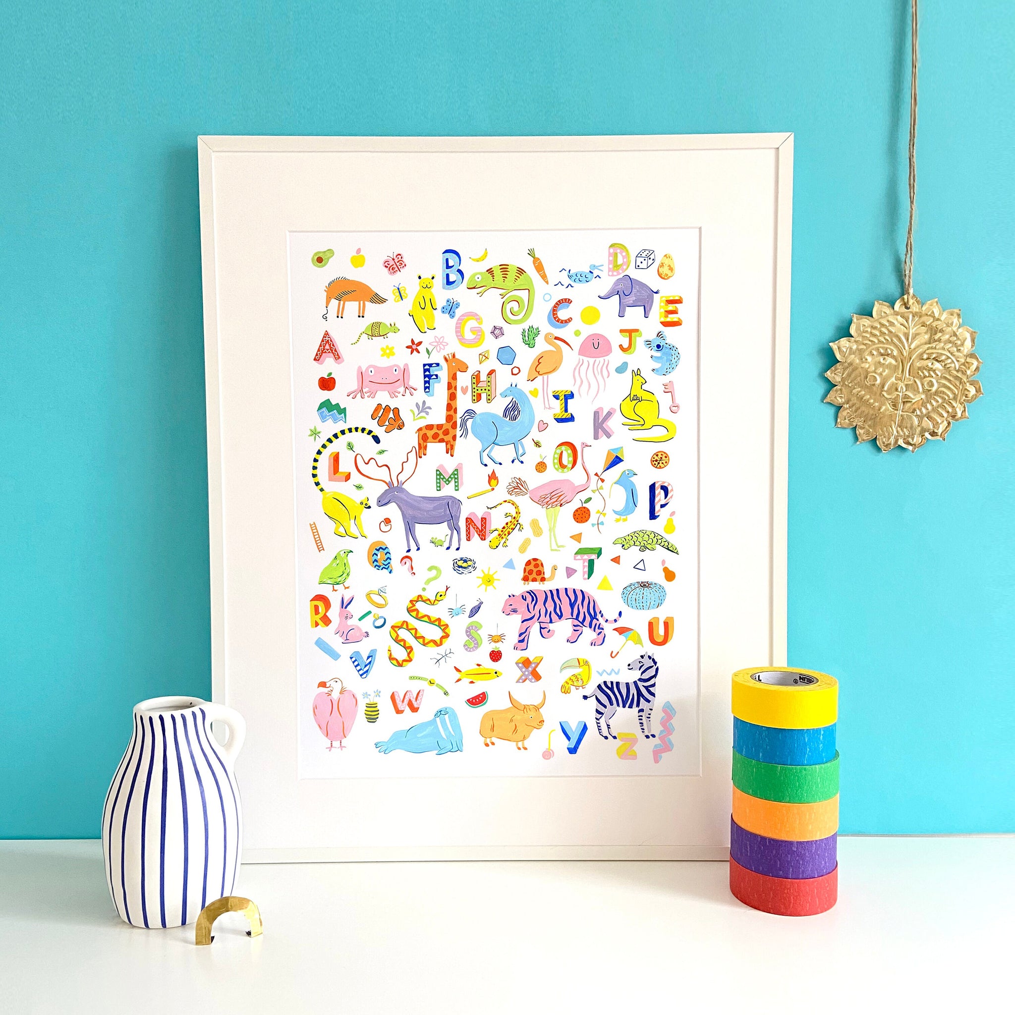 Animal Alphabet Print