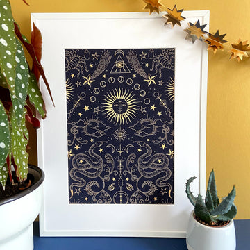 Celestial Astrological Print