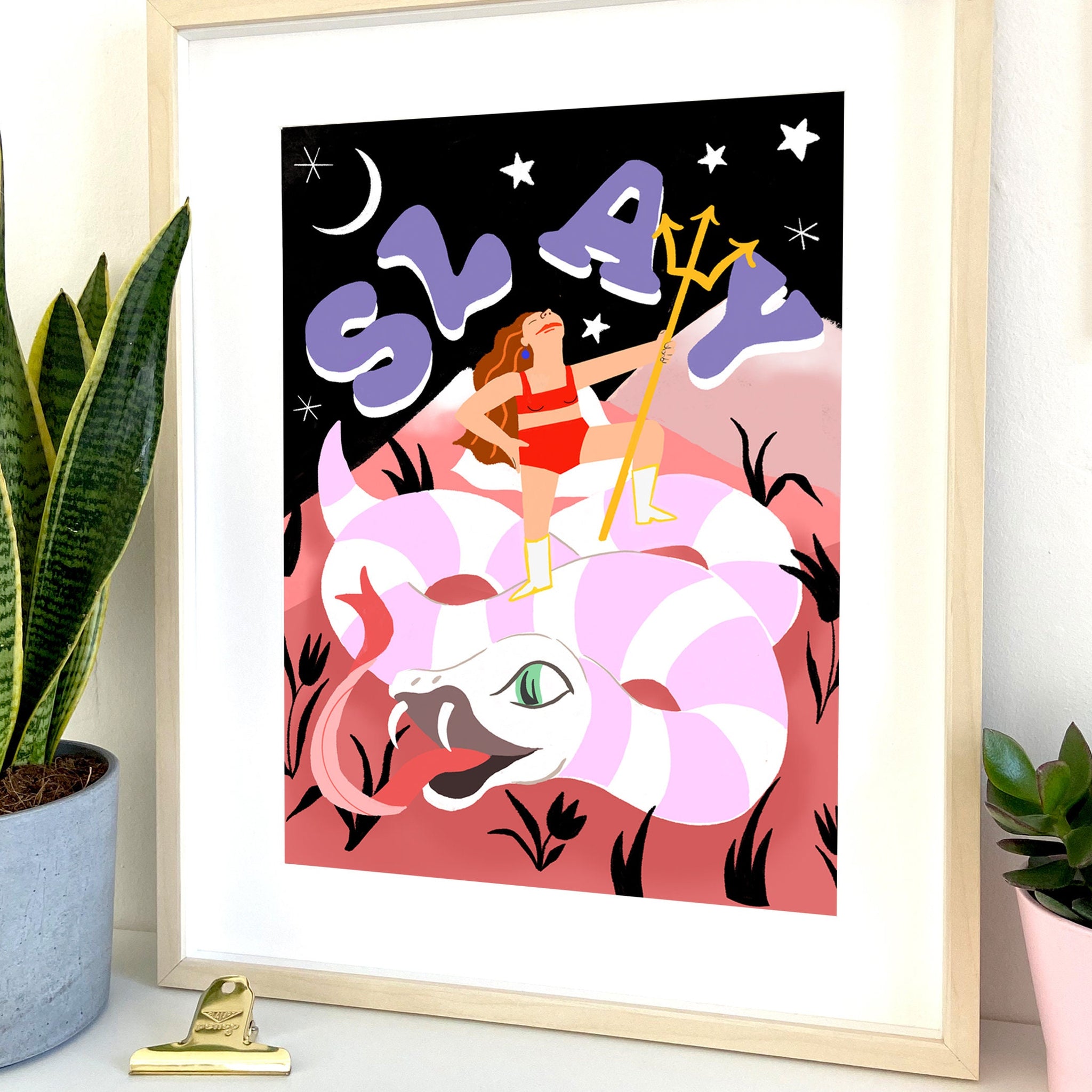 SLAY THE DAY Print