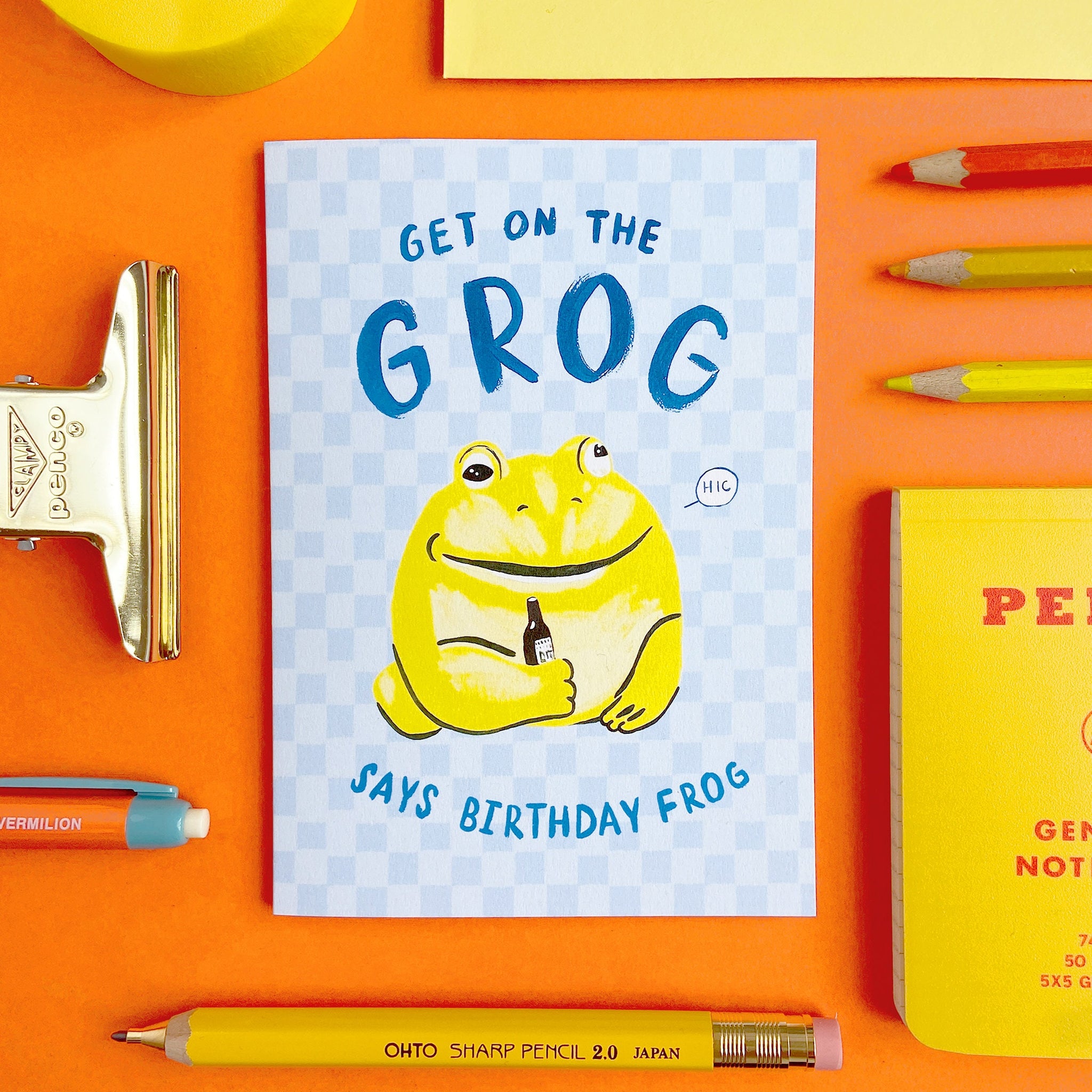 Birthday Frog Card